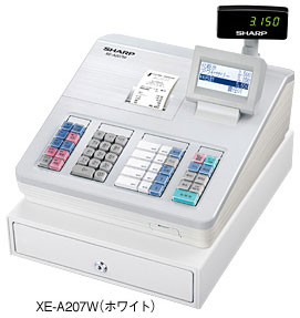 �V���[�v�d�q���W�X�^�[ XE-A207W �F�z���C�g